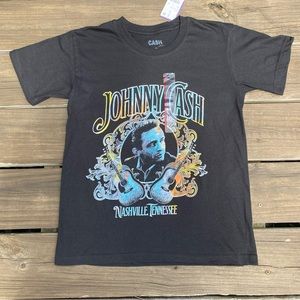 Johnny Cash T-Shirt NEW XS Black Cotton Nashville TN